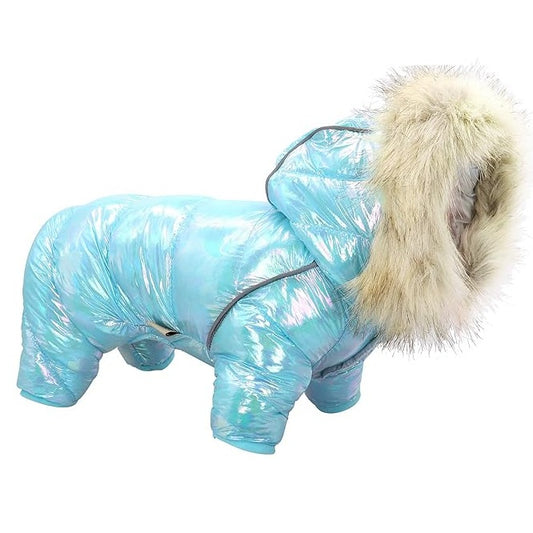 Beirui Waterproof Small Dog Coats for Winter - Warm Padded Pet Puppy Dog Snow Jacket